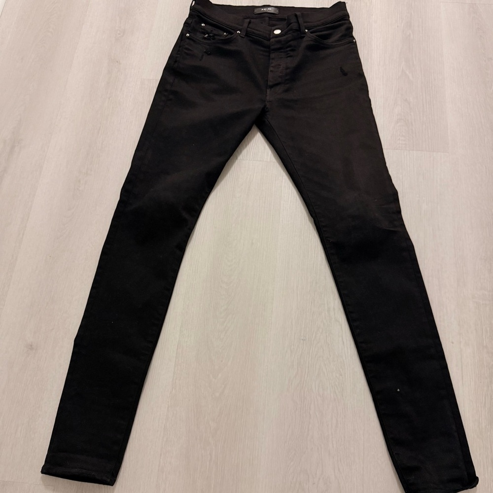 Amiri black denim jeans Size 34 Authentic